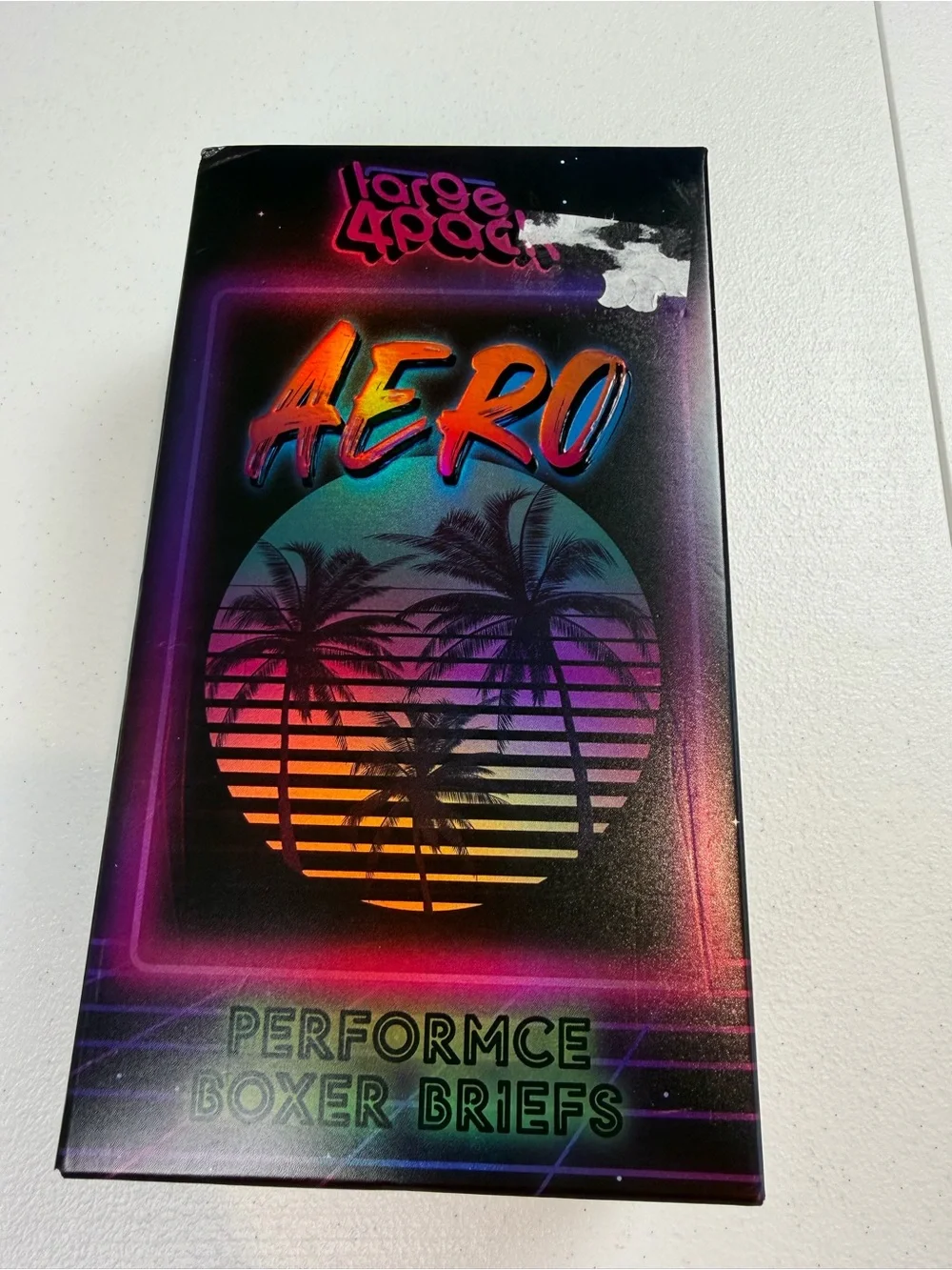 Aeropostale 4-pack performance BOXER Briefs 4pk UNDERWEAR Size Large‎ Floral